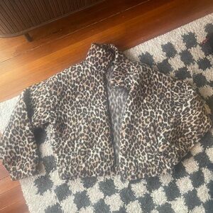 American Eagle leopard jacket